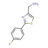 1-[2-(4-fluorophenyl)-1,3-thiazol-4-yl]methanamine