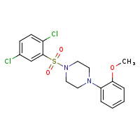 1-(2,5-dichlorobenzenesulfonyl)-4-(2-methoxyphenyl)piperazine