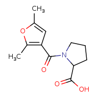 1-(2,5-dimethylfuran-3-carbonyl)pyrrolidine-2-carboxylic acid
