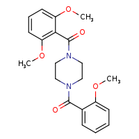 1-(2,6-dimethoxybenzoyl)-4-(2-methoxybenzoyl)piperazine