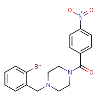 1-[(2-bromophenyl)methyl]-4-(4-nitrobenzoyl)piperazine