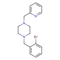 1-[(2-bromophenyl)methyl]-4-(pyridin-2-ylmethyl)piperazine