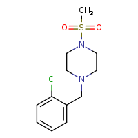 1-[(2-chlorophenyl)methyl]-4-methanesulfonylpiperazine