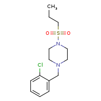 1-[(2-chlorophenyl)methyl]-4-(propane-1-sulfonyl)piperazine