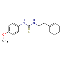 1-[2-(cyclohex-1-en-1-yl)ethyl]-3-(4-methoxyphenyl)thiourea