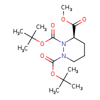 1,2-di-tert-butyl 3-methyl (3R)-1,2-diazinane-1,2,3-tricarboxylate