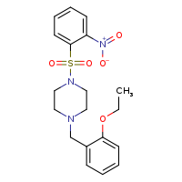 1-[(2-ethoxyphenyl)methyl]-4-(2-nitrobenzenesulfonyl)piperazine