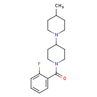 1'-(2-fluorobenzoyl)-4-methyl-1,4'-bipiperidine