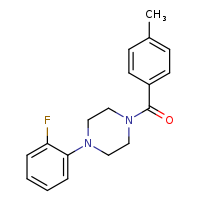 1-(2-fluorophenyl)-4-(4-methylbenzoyl)piperazine