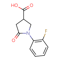 1-(2-fluorophenyl)-5-oxopyrrolidine-3-carboxylic acid