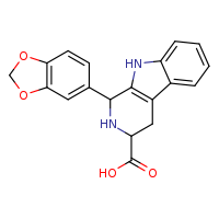 1-(2H-1,3-benzodioxol-5-yl)-1H,2H,3H,4H,9H-pyrido[3,4-b]indole-3-carboxylic acid