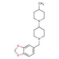 1'-(2H-1,3-benzodioxol-5-ylmethyl)-4-methyl-1,4'-bipiperidine