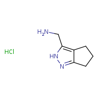 1-{2H,4H,5H,6H-cyclopenta[c]pyrazol-3-yl}methanamine hydrochloride