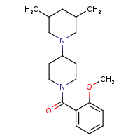 1'-(2-methoxybenzoyl)-3,5-dimethyl-1,4'-bipiperidine