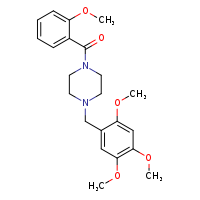 1-(2-methoxybenzoyl)-4-[(2,4,5-trimethoxyphenyl)methyl]piperazine