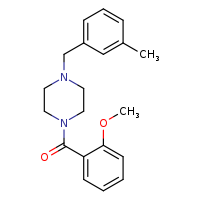 1-(2-methoxybenzoyl)-4-[(3-methylphenyl)methyl]piperazine