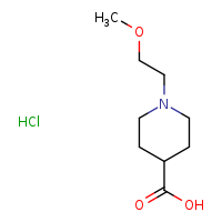 1-(2-methoxyethyl)piperidine-4-carboxylic acid hydrochloride