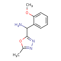 1-(2-methoxyphenyl)-1-(5-methyl-1,3,4-oxadiazol-2-yl)methanamine