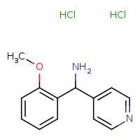 1-(2-methoxyphenyl)-1-(pyridin-4-yl)methanamine dihydrochloride
