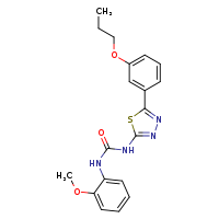 1-(2-methoxyphenyl)-3-[5-(3-propoxyphenyl)-1,3,4-thiadiazol-2-yl]urea