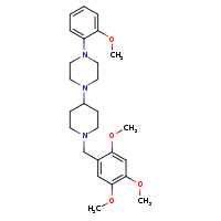 1-(2-methoxyphenyl)-4-{1-[(2,4,5-trimethoxyphenyl)methyl]piperidin-4-yl}piperazine