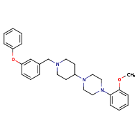 1-(2-methoxyphenyl)-4-{1-[(3-phenoxyphenyl)methyl]piperidin-4-yl}piperazine