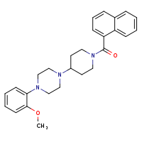 1-(2-methoxyphenyl)-4-[1-(naphthalene-1-carbonyl)piperidin-4-yl]piperazine