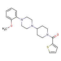 1-(2-methoxyphenyl)-4-[1-(thiophene-2-carbonyl)piperidin-4-yl]piperazine