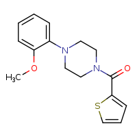 1-(2-methoxyphenyl)-4-(thiophene-2-carbonyl)piperazine