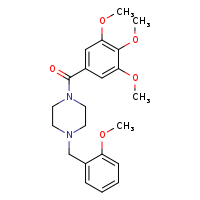1-[(2-methoxyphenyl)methyl]-4-(3,4,5-trimethoxybenzoyl)piperazine