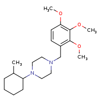 1-(2-methylcyclohexyl)-4-[(2,3,4-trimethoxyphenyl)methyl]piperazine