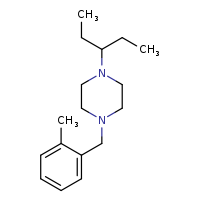 1-[(2-methylphenyl)methyl]-4-(pentan-3-yl)piperazine