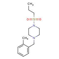 1-[(2-methylphenyl)methyl]-4-(propane-1-sulfonyl)piperazine