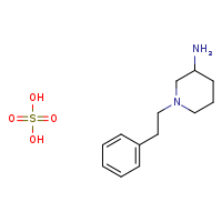 1-(2-phenylethyl)piperidin-3-amine; sulfuric acid
