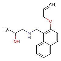 1-({[2-(prop-2-en-1-yloxy)naphthalen-1-yl]methyl}amino)propan-2-ol