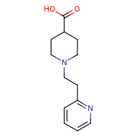 1-[2-(pyridin-2-yl)ethyl]piperidine-4-carboxylic acid