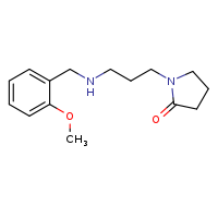 1-(3-{[(2-methoxyphenyl)methyl]amino}propyl)pyrrolidin-2-one