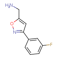 1-[3-(3-fluorophenyl)-1,2-oxazol-5-yl]methanamine