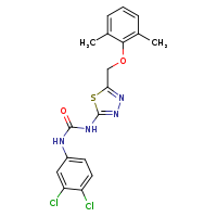 1-(3,4-dichlorophenyl)-3-[5-(2,6-dimethylphenoxymethyl)-1,3,4-thiadiazol-2-yl]urea