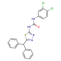 1-(3,4-dichlorophenyl)-3-[5-(diphenylmethyl)-1,3,4-thiadiazol-2-yl]urea