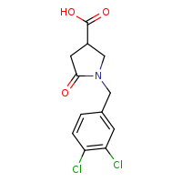 1-[(3,4-dichlorophenyl)methyl]-5-oxopyrrolidine-3-carboxylic acid