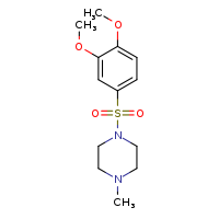 1-(3,4-dimethoxybenzenesulfonyl)-4-methylpiperazine