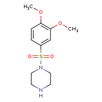 1-(3,4-dimethoxybenzenesulfonyl)piperazine