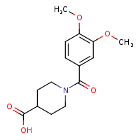 1-(3,4-dimethoxybenzoyl)piperidine-4-carboxylic acid