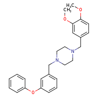 1-[(3,4-dimethoxyphenyl)methyl]-4-[(3-phenoxyphenyl)methyl]piperazine