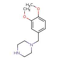 1-[(3,4-dimethoxyphenyl)methyl]piperazine