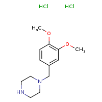 1-[(3,4-dimethoxyphenyl)methyl]piperazine dihydrochloride