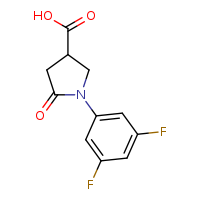 1-(3,5-difluorophenyl)-5-oxopyrrolidine-3-carboxylic acid