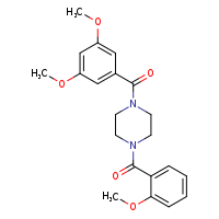 1-(3,5-dimethoxybenzoyl)-4-(2-methoxybenzoyl)piperazine