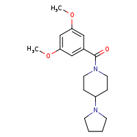 1-(3,5-dimethoxybenzoyl)-4-(pyrrolidin-1-yl)piperidine